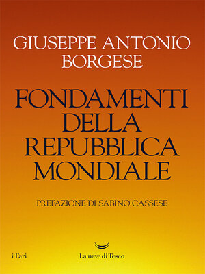 cover image of Fondamenti della Repubblica mondiale